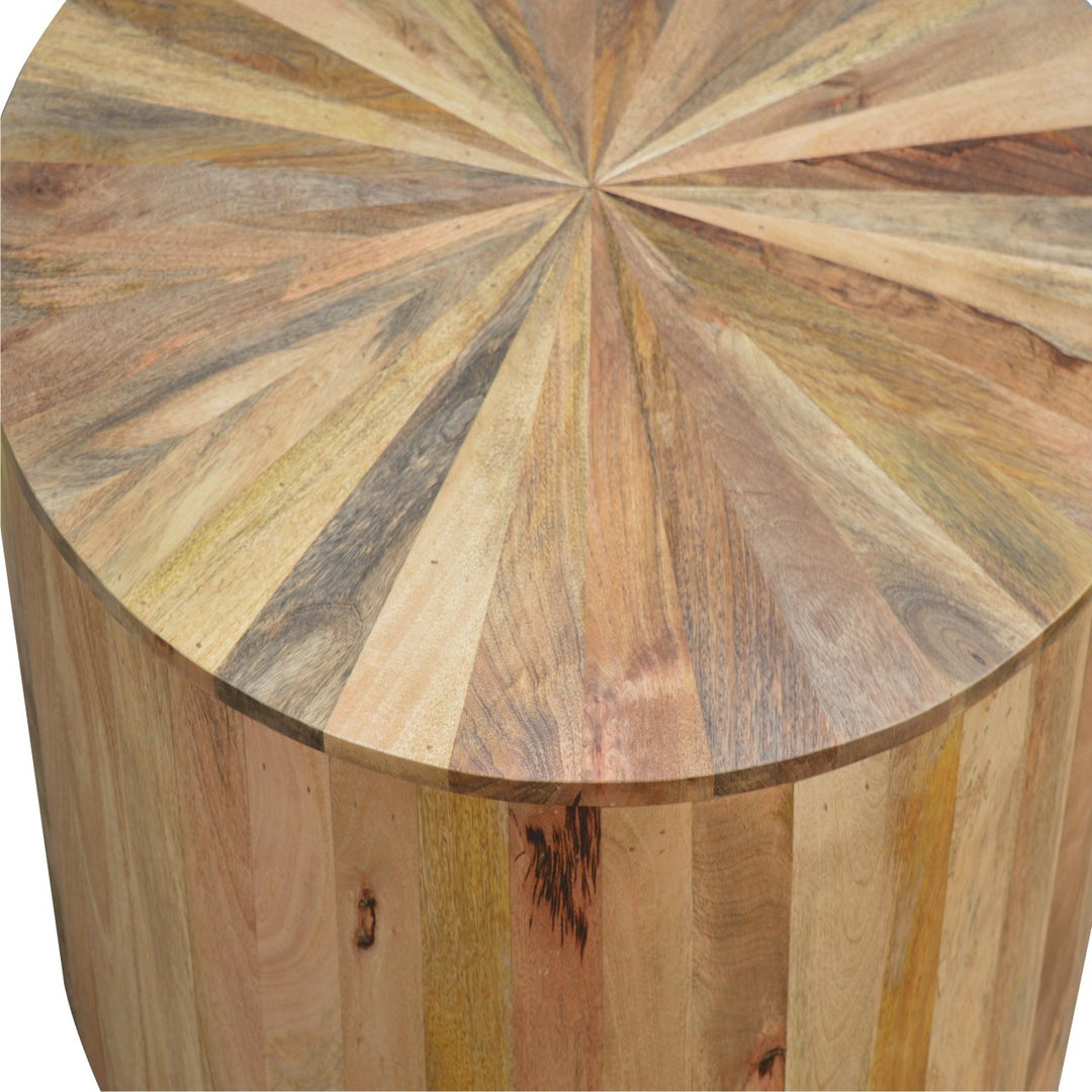 Round Wooden Coffee Table