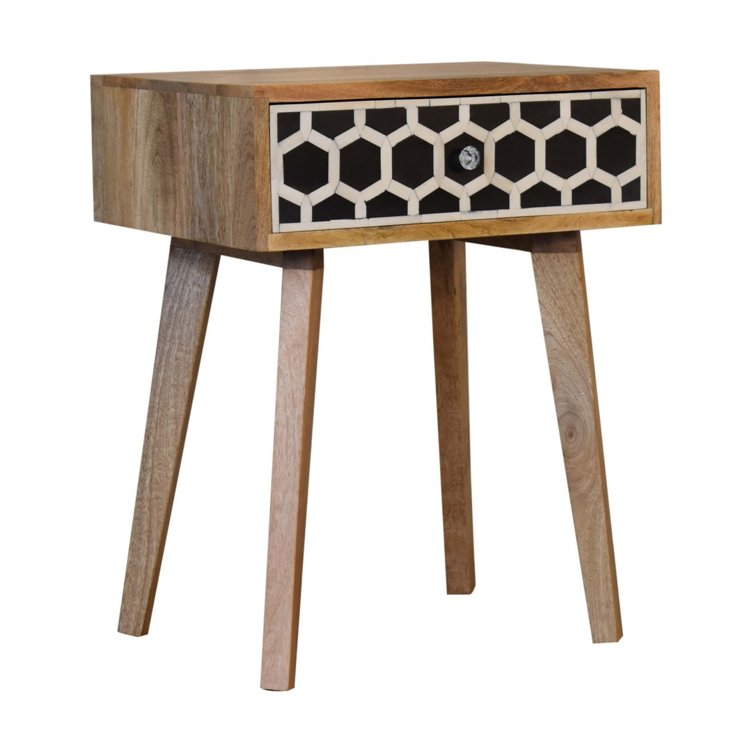 Bone Inlay Tapered Nightstand - Element & Elm