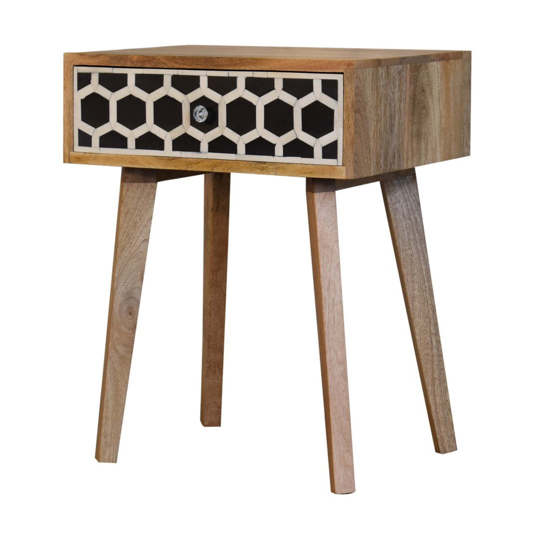 Bone Inlay Tapered Nightstand - Element & Elm