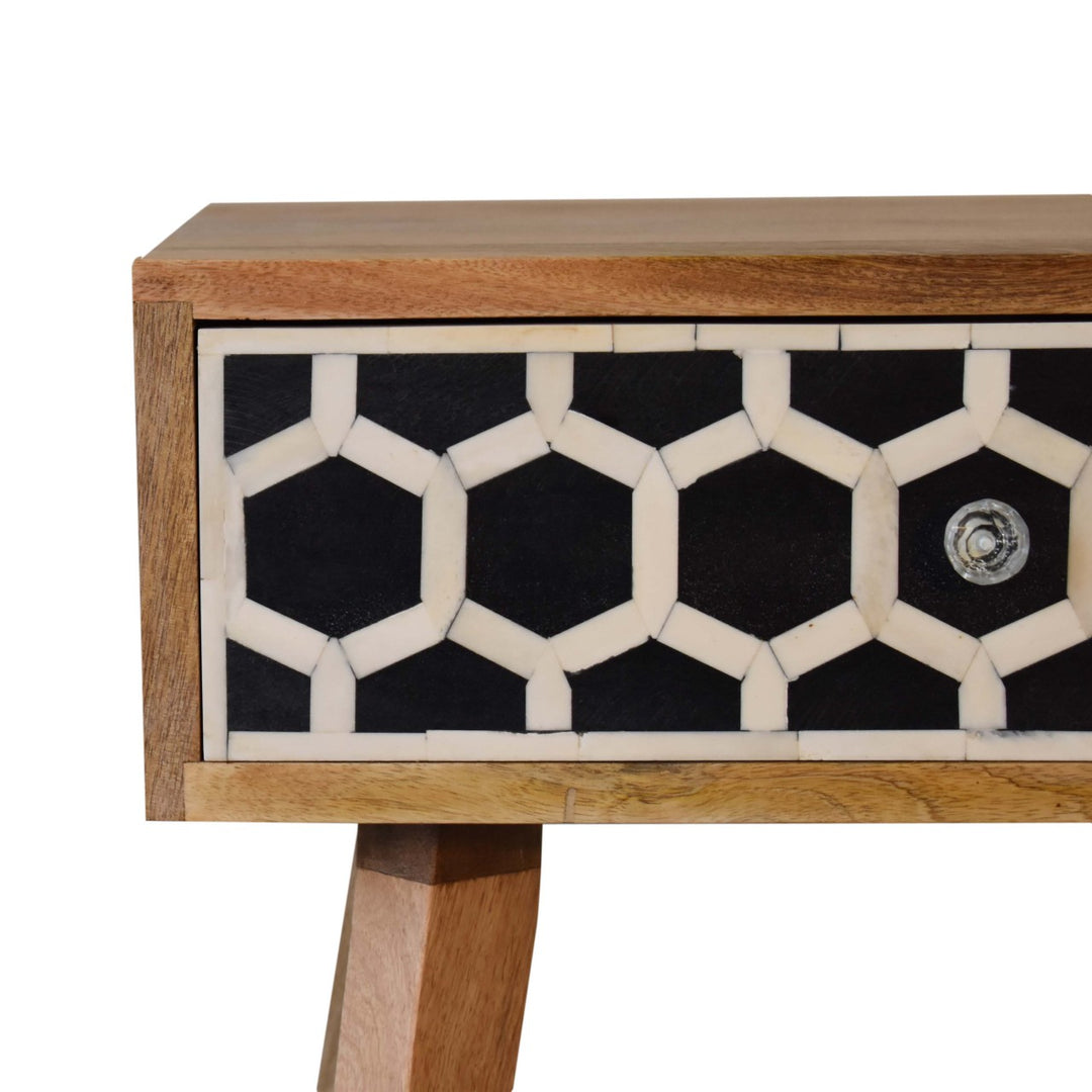 Bone Inlay Tapered Nightstand - Element & Elm