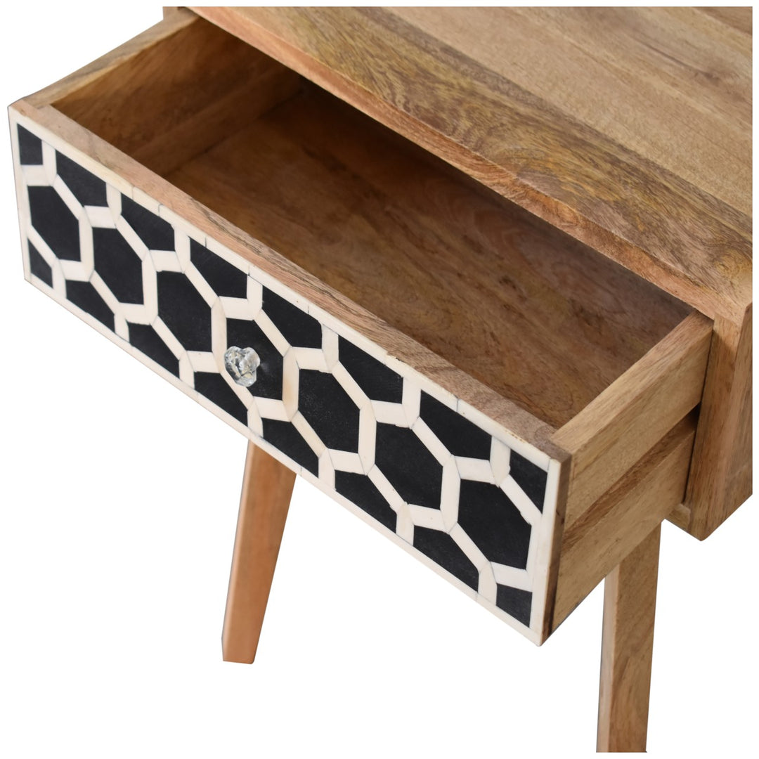 Bone Inlay Tapered Nightstand - Element & Elm