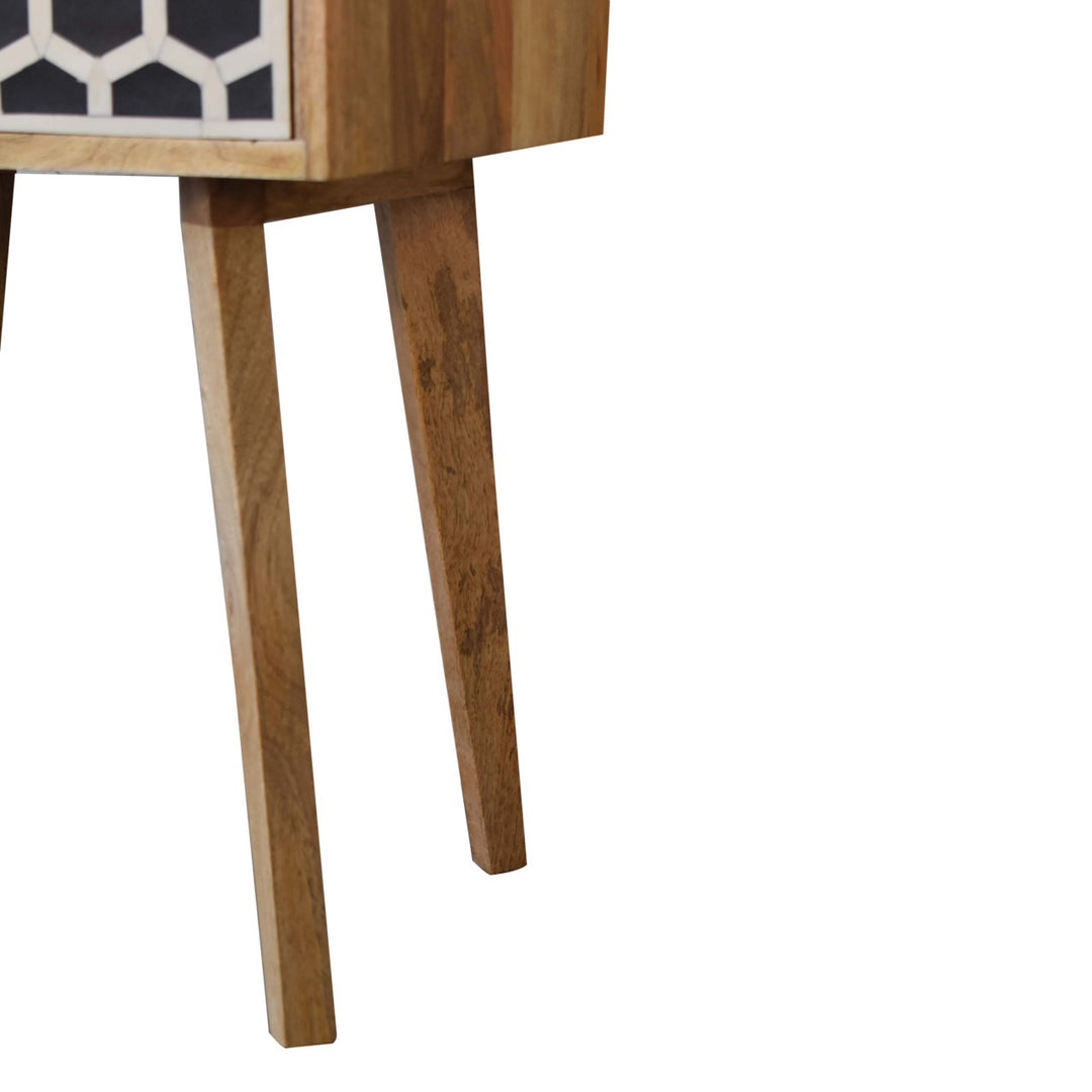 Bone Inlay Tapered Nightstand - Element & Elm