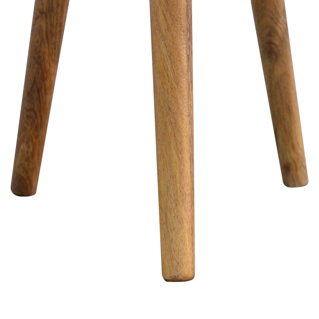 Bone Inlay Tripod Stool - Element & Elm