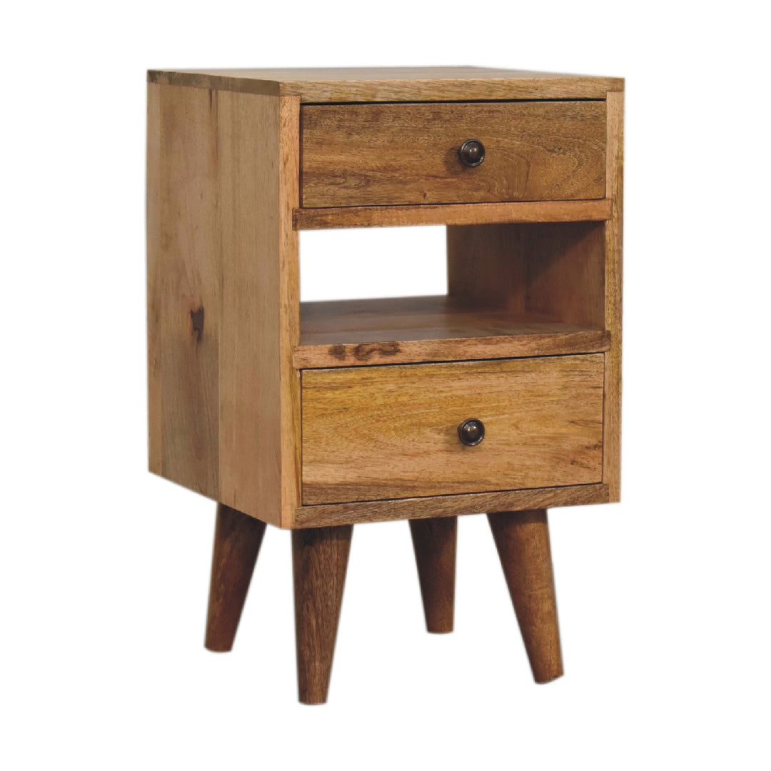 Mini Classic Multi Oak-ish Nightstand - Element & Elm