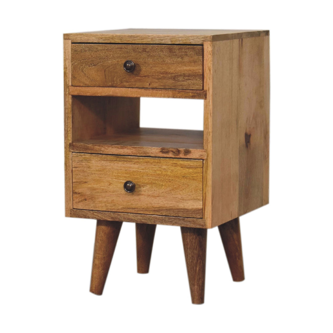 Mini Classic Multi Oak-ish Nightstand - Element & Elm