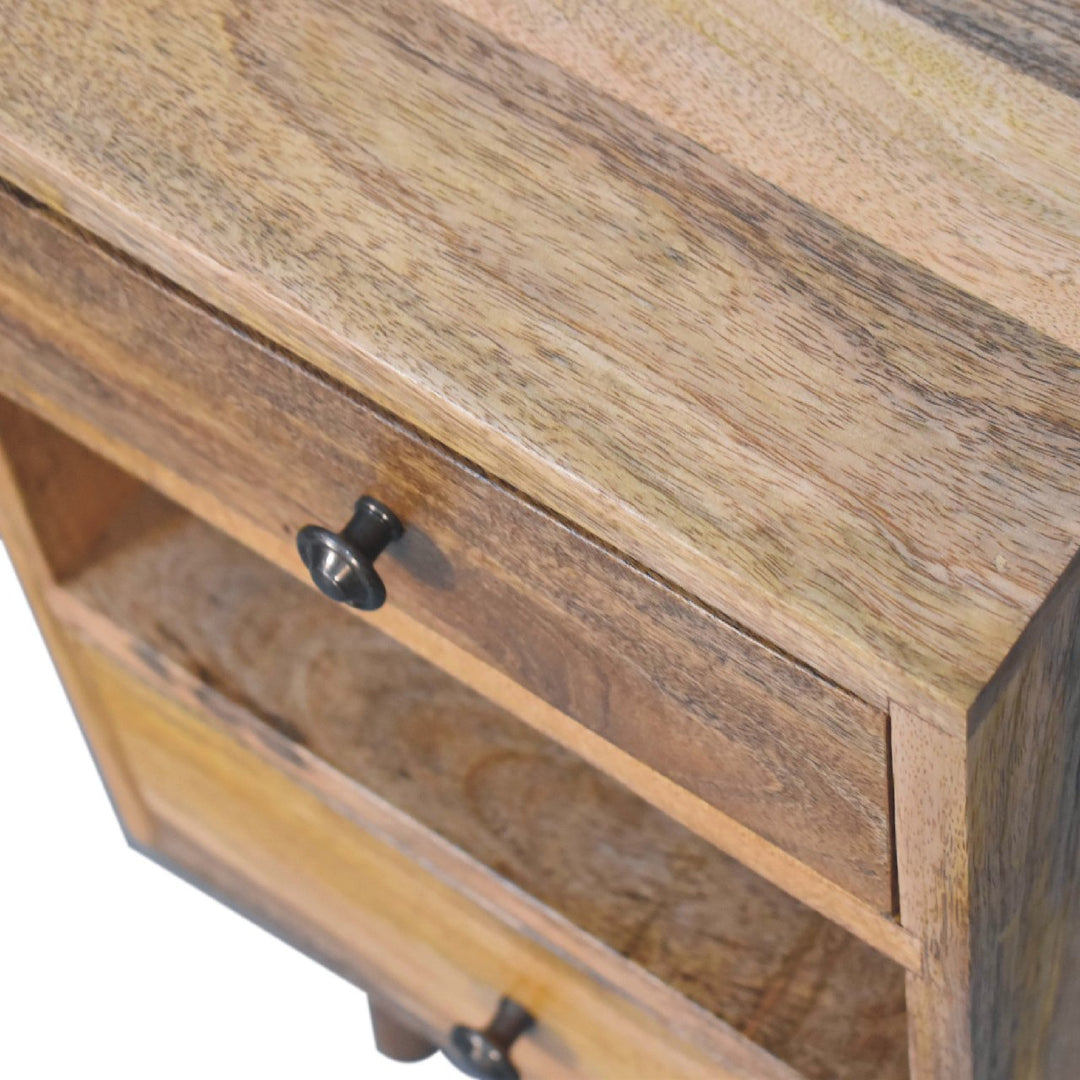 Mini Classic Multi Oak-ish Nightstand - Element & Elm