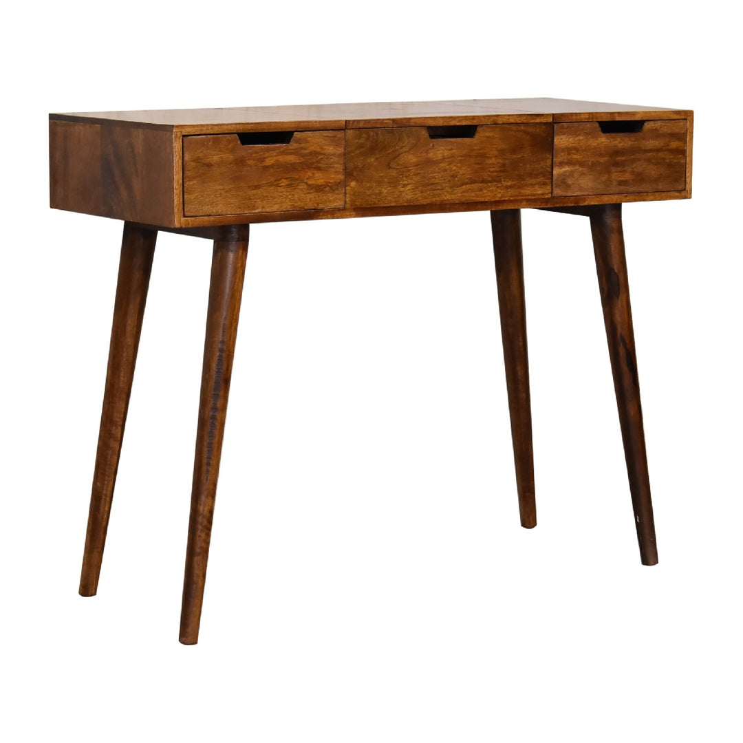 Chestnut Foldable Mirror Table - Element & Elm