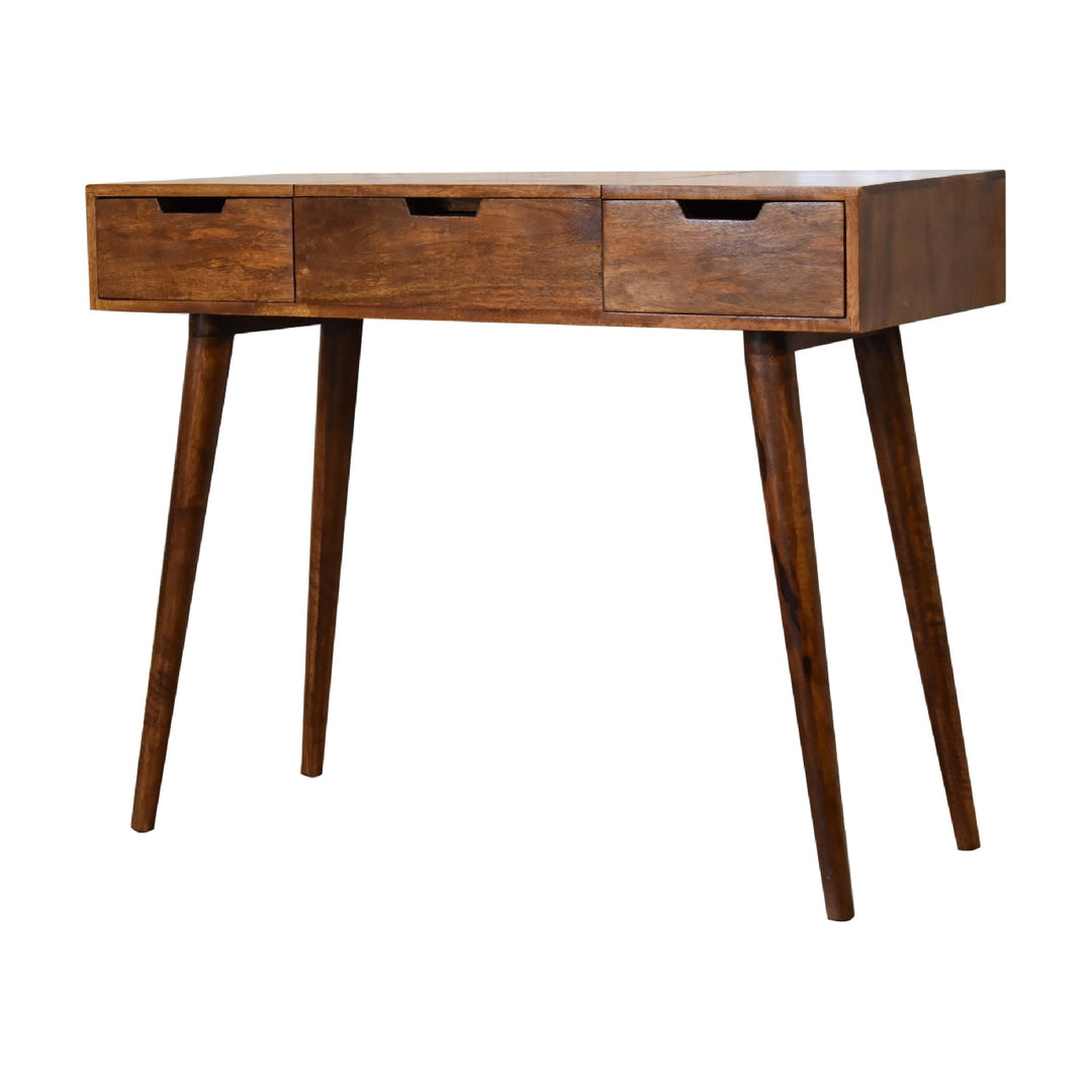 Chestnut Foldable Mirror Table - Element & Elm