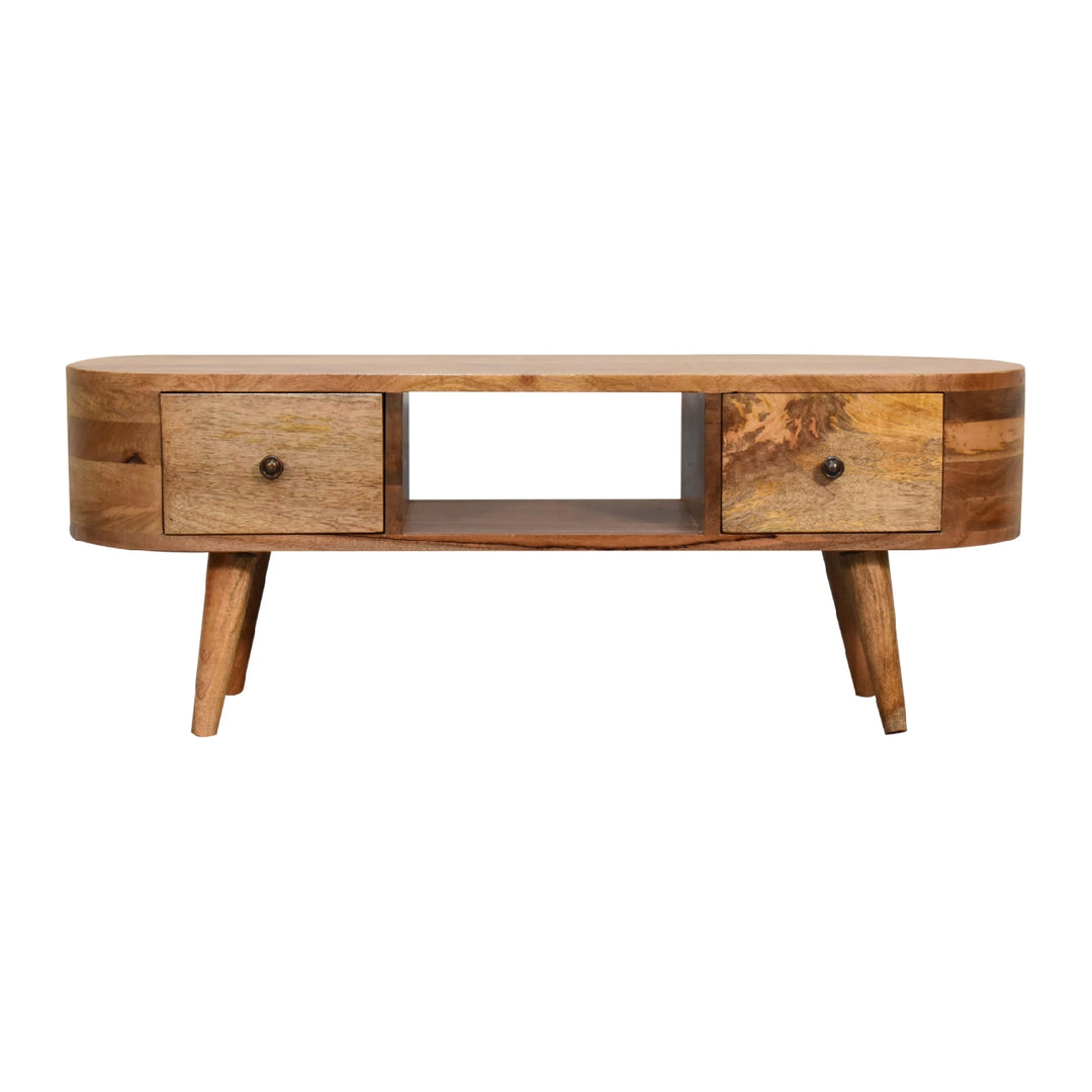 Mini Rounded Entertainment Unit - Element & Elm