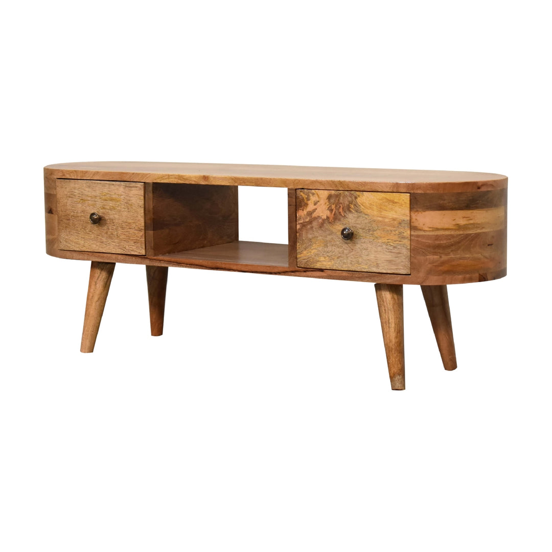 Mini Rounded Entertainment Unit - Element & Elm