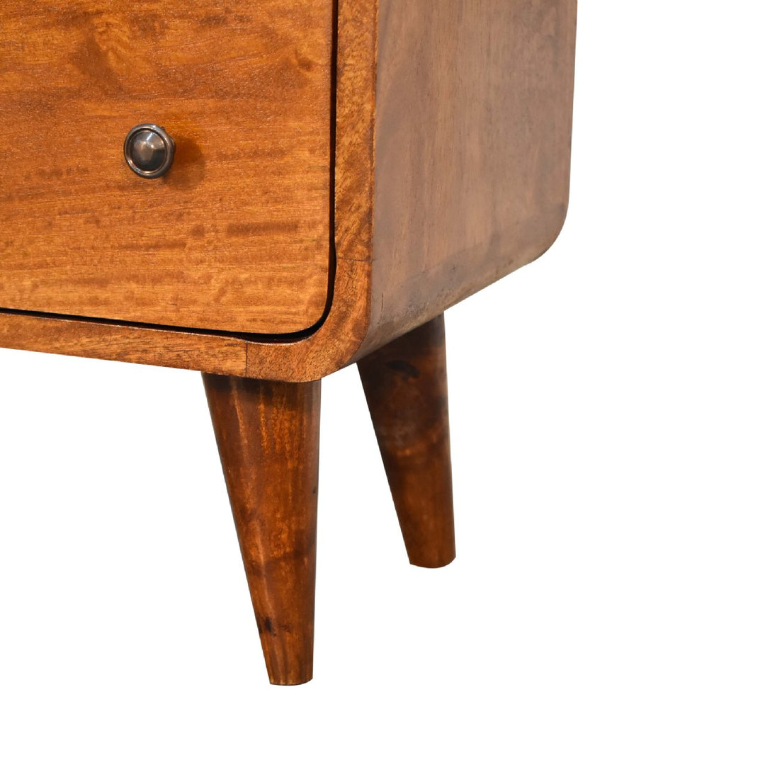 Mini Curved Chestnut Chest - Element & Elm