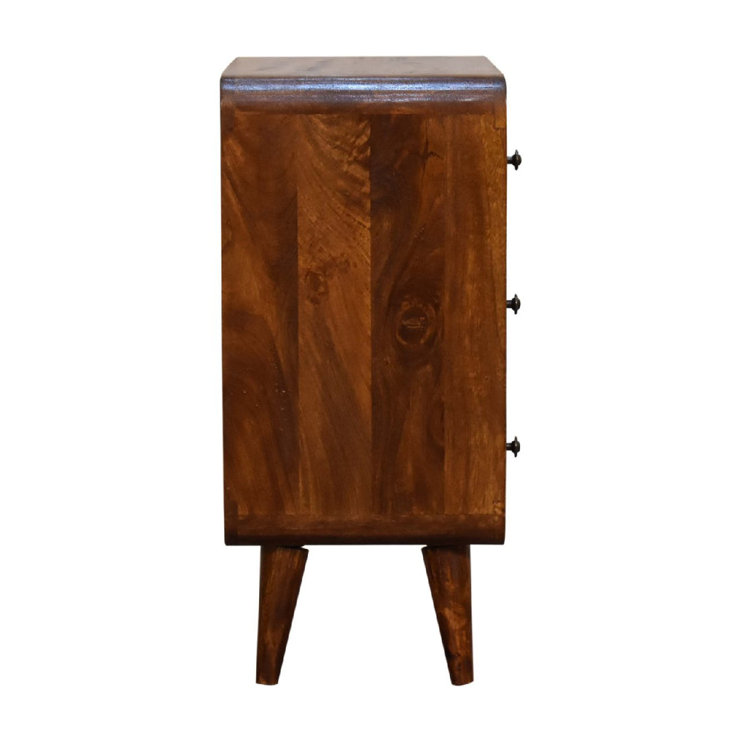 Mini Curved Chestnut Chest - Element & Elm