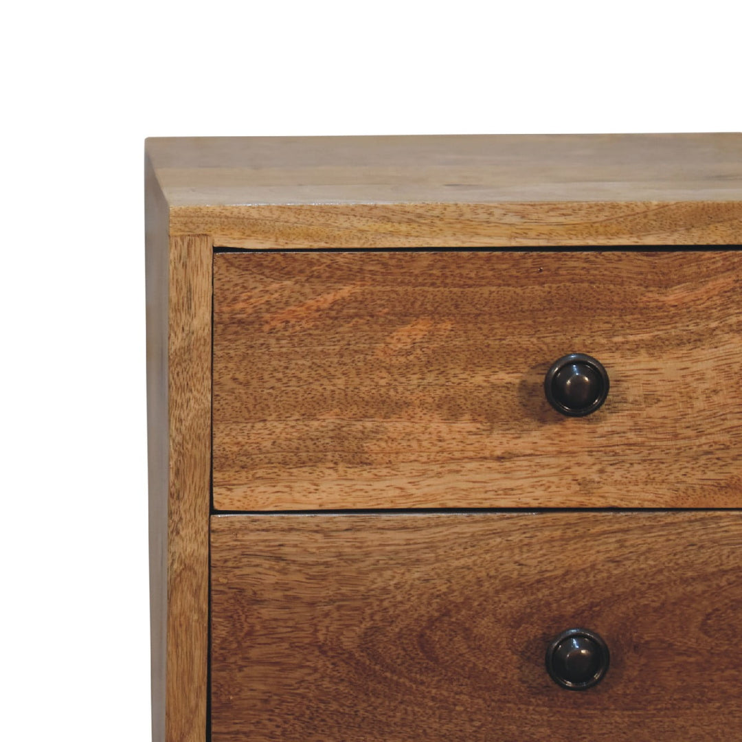 Mini 2 Drawer Oak-ish Nightsand - Element & Elm