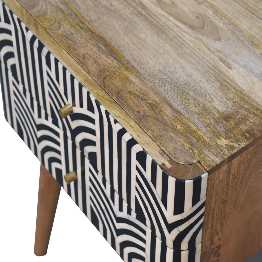 Edessa Bone Inlay Nightstand