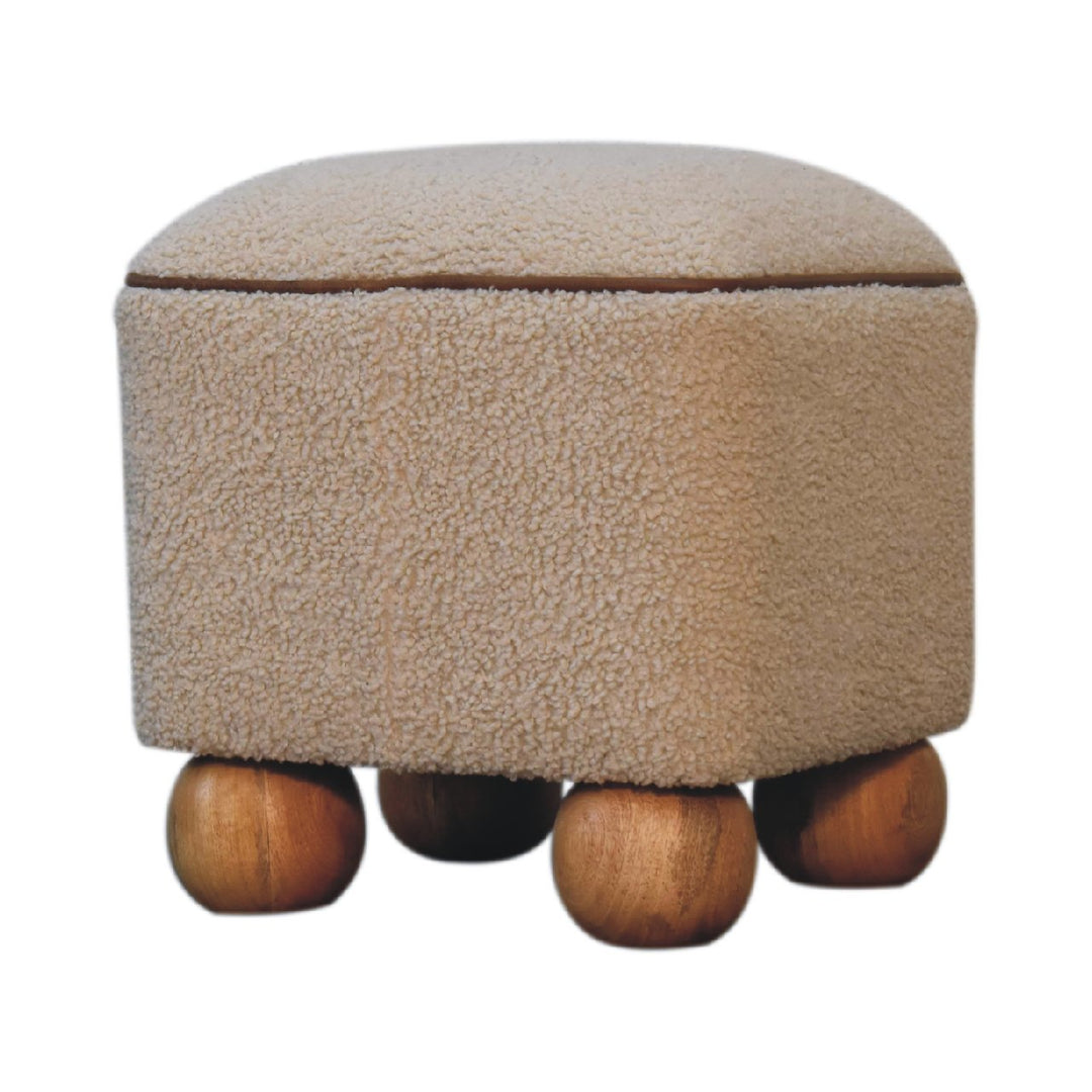 Serenity Footstool with Ball Feet - Element & Elm