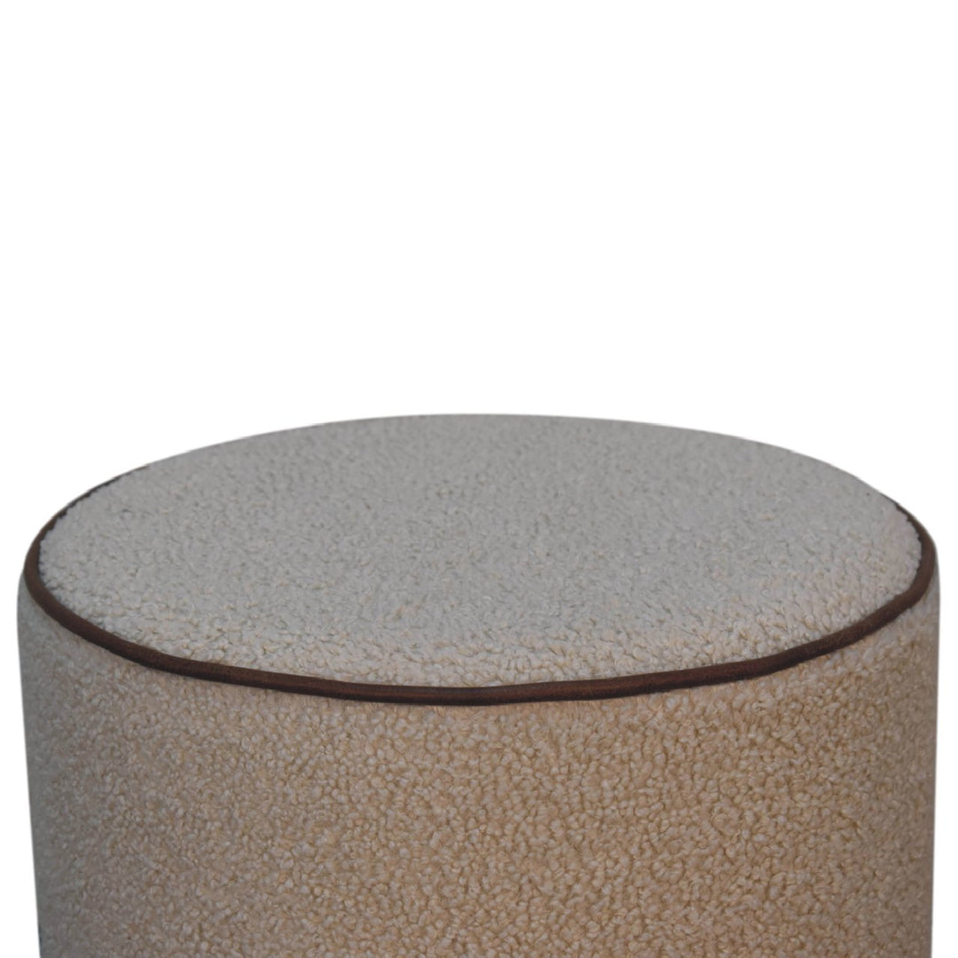 Serenity Large Round Footstool - Element & Elm