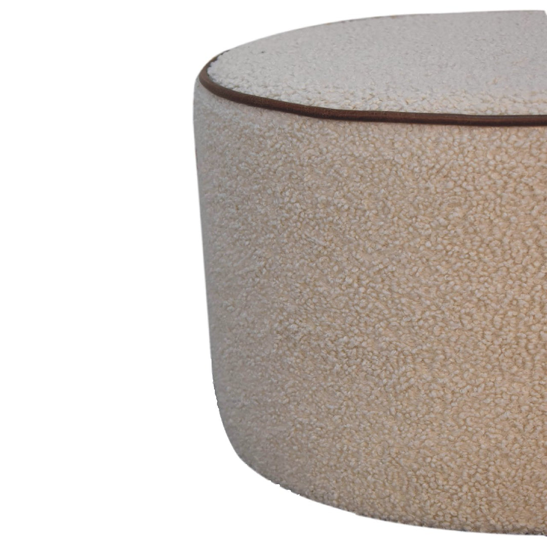 Serenity Large Round Footstool - Element & Elm