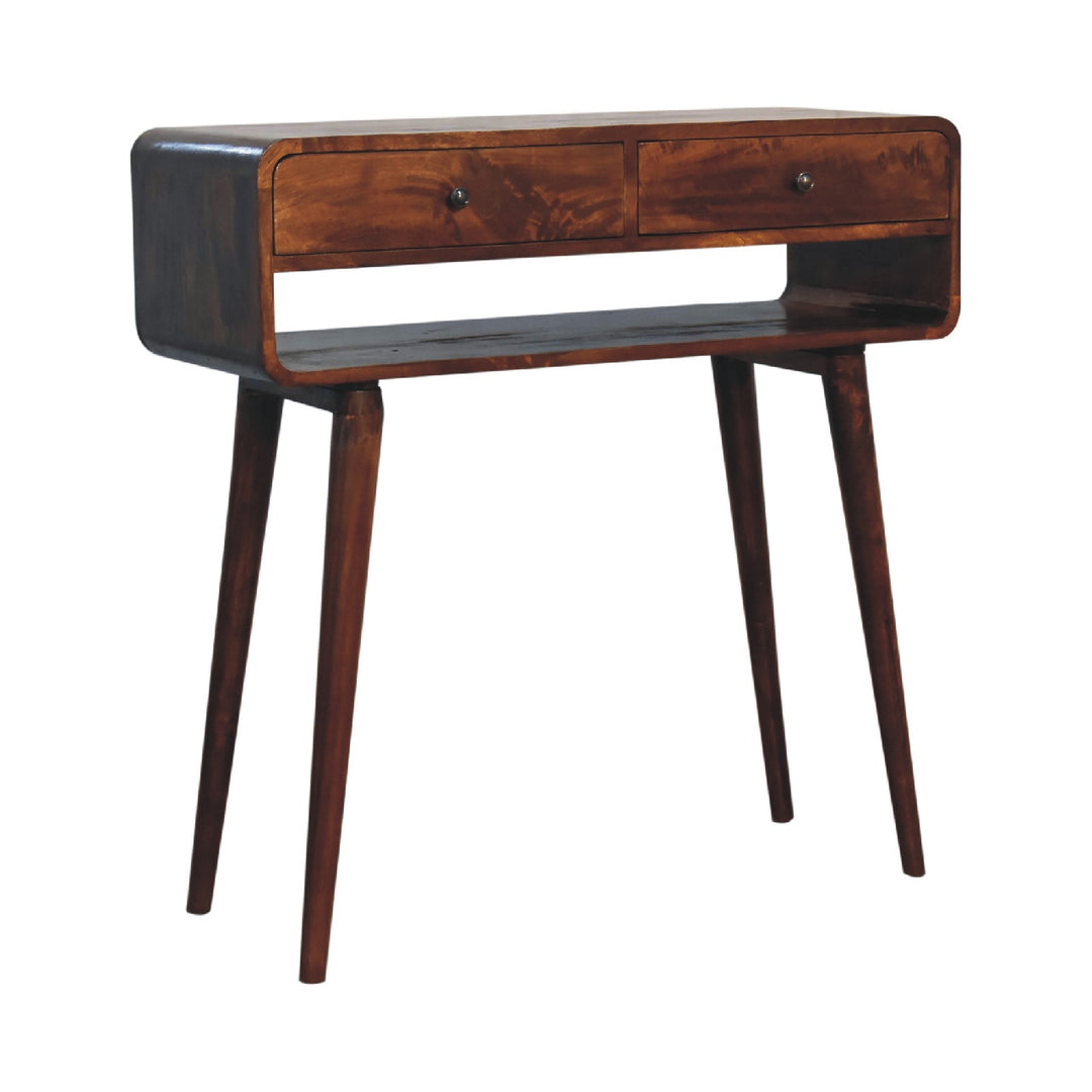 Sonata Chestnut Console Table - Element & Elm