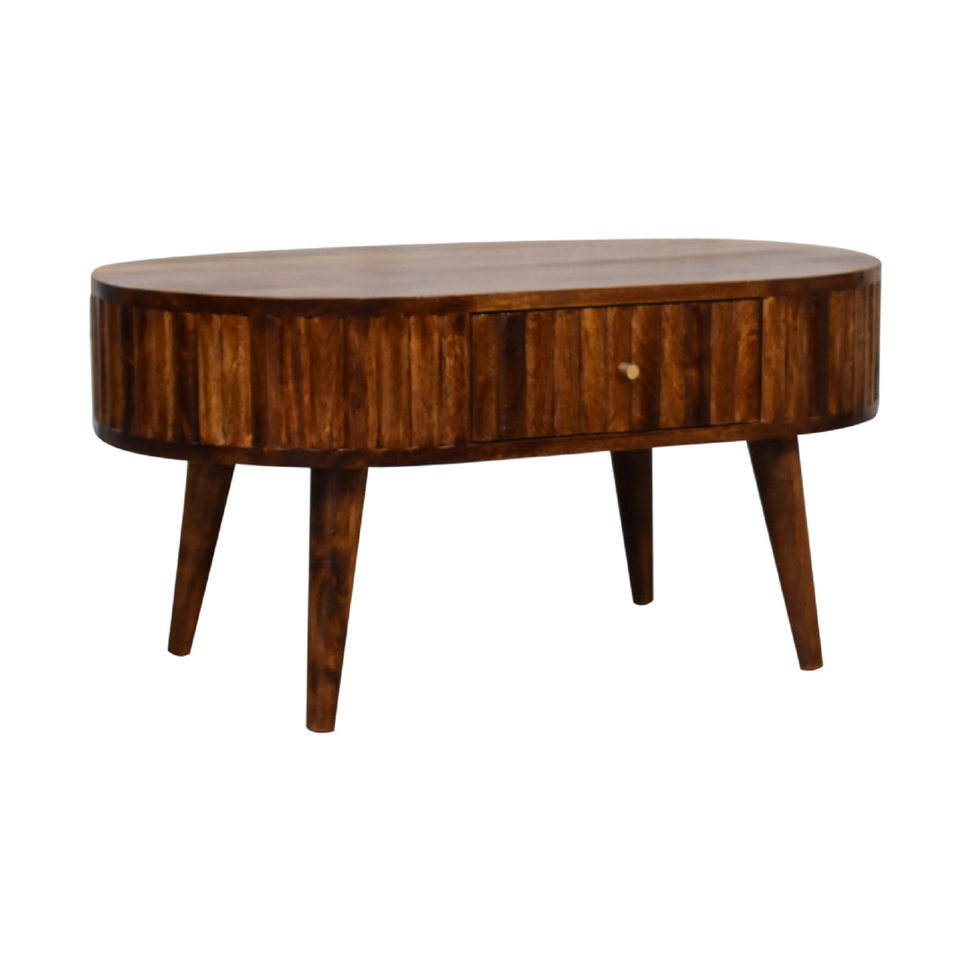 Stripe Chestnut Coffee Table - Element & Elm