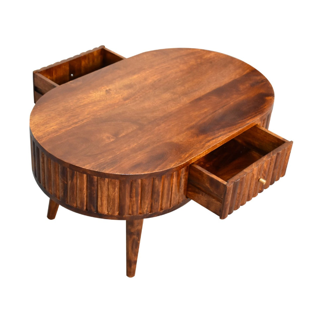 Stripe Chestnut Coffee Table - Element & Elm