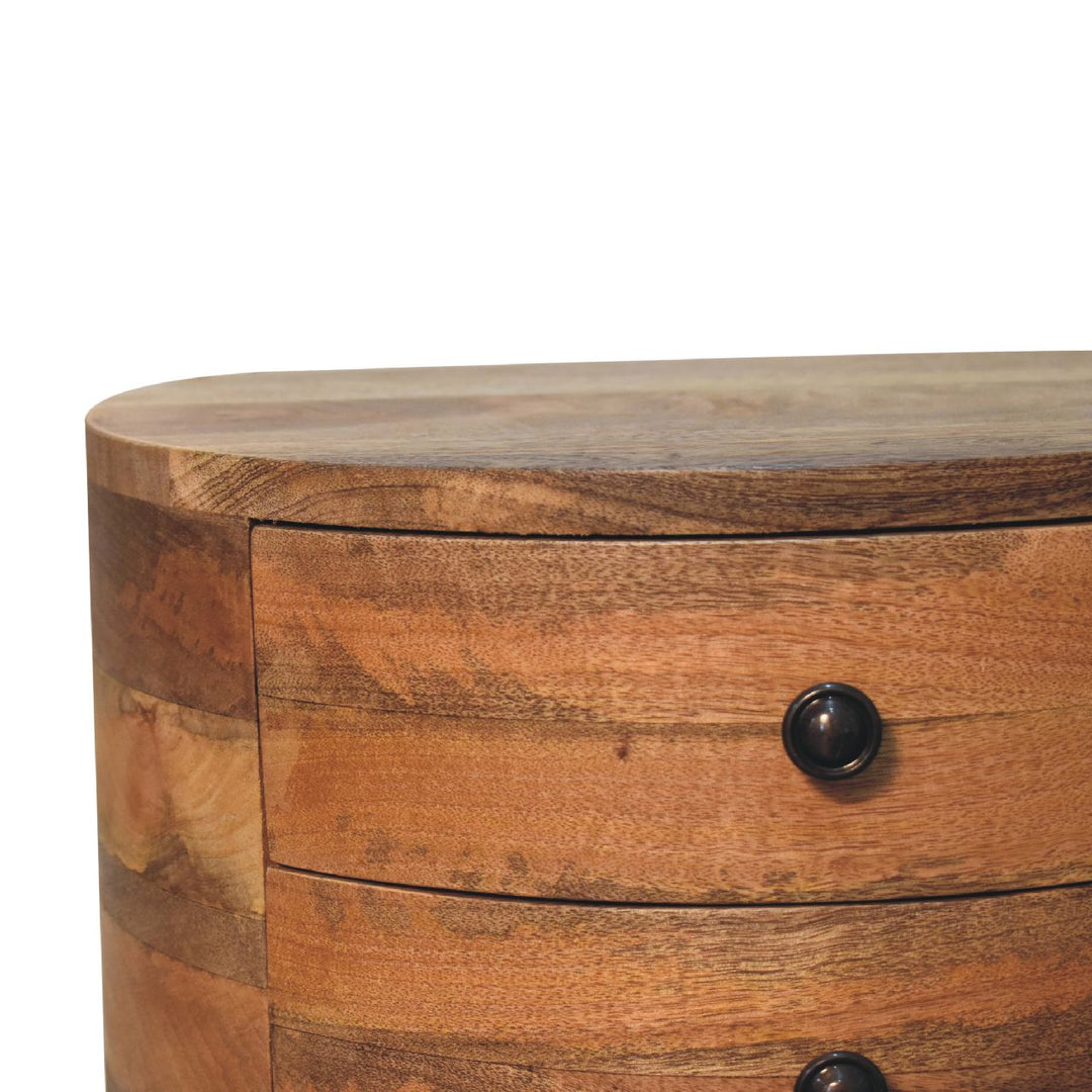 Odyssey Oak-ish Tripod Nightstand - Element & Elm