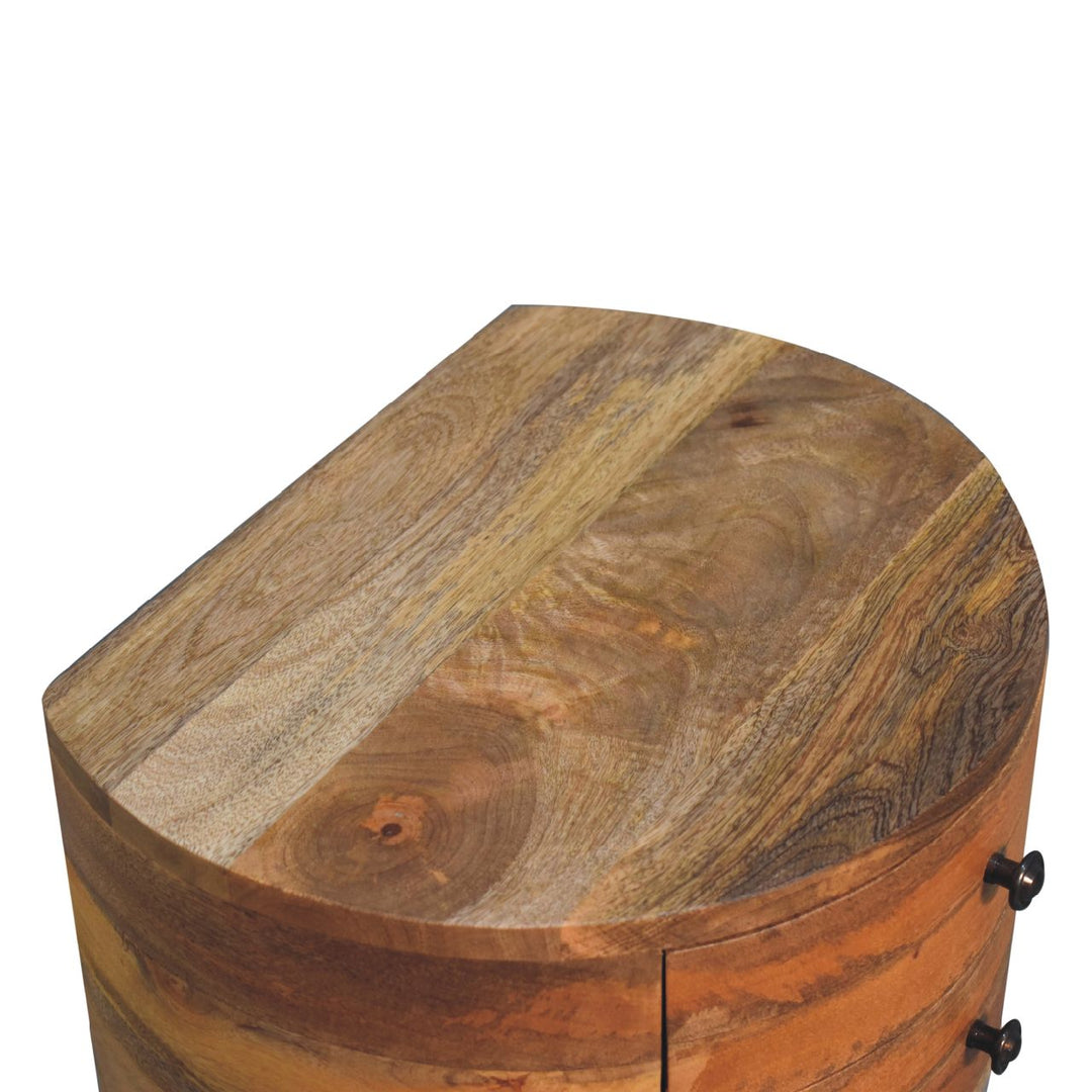 Odyssey Oak-ish Tripod Nightstand - Element & Elm