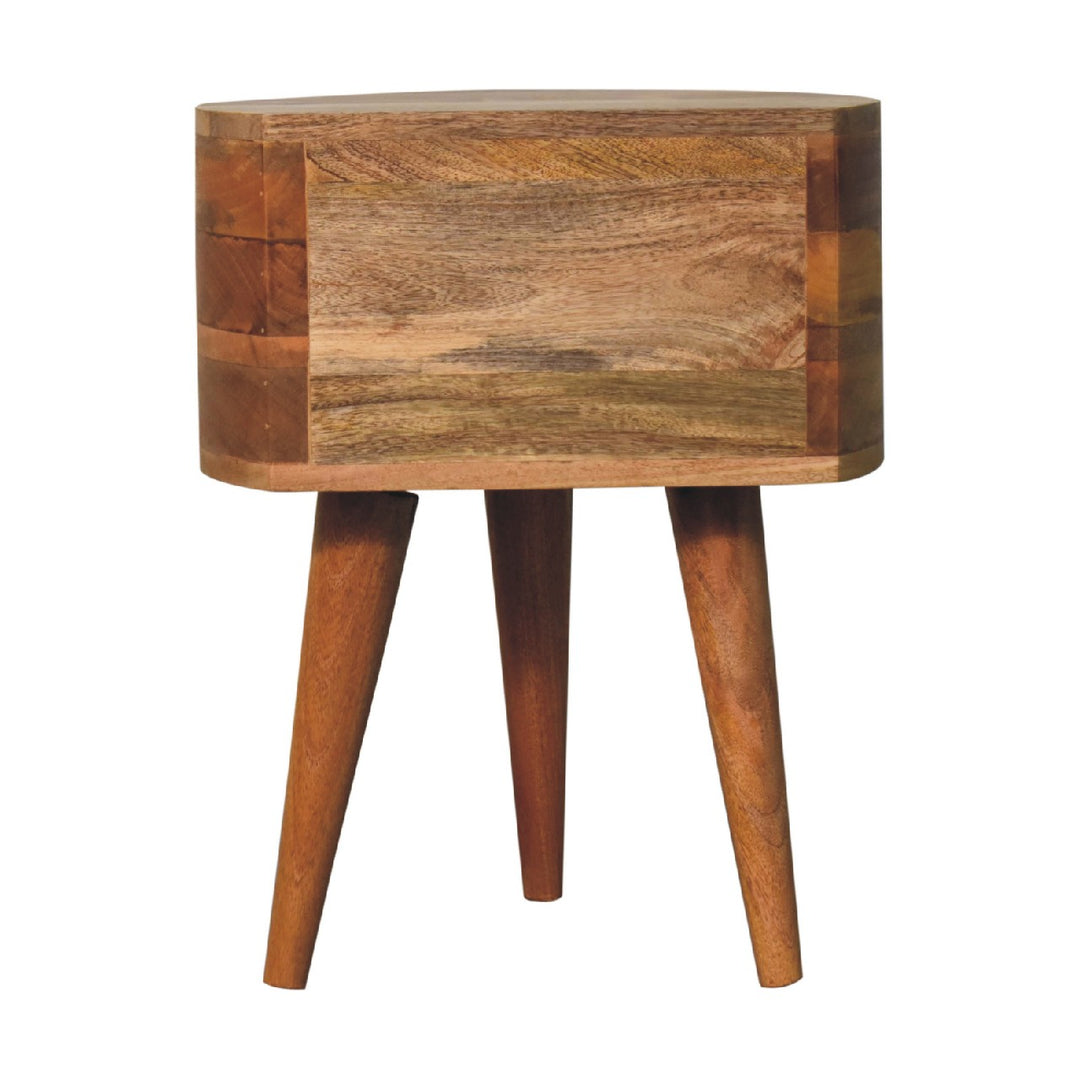 Odyssey Oak-ish Tripod Nightstand - Element & Elm