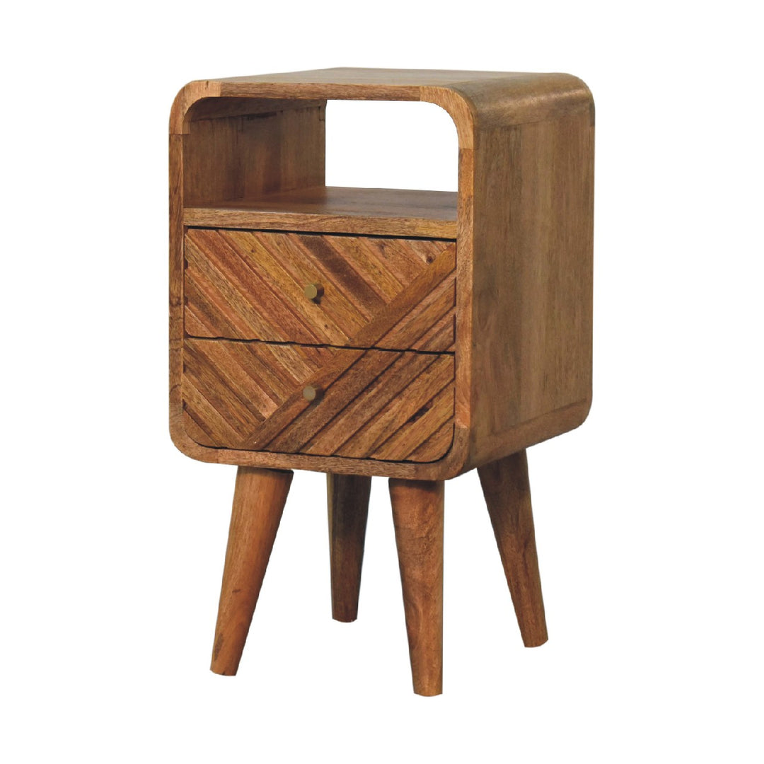 Mini Lille Curved Nightstand