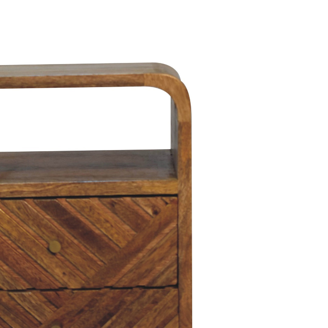 Mini Lille Curved Nightstand