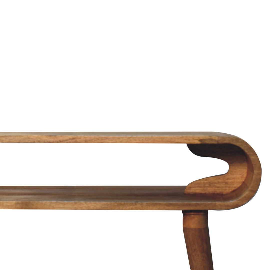 Amaya Oak-ish Nordic Style Console Table - Element & Elm