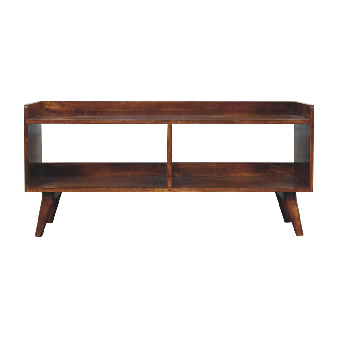 Open-top Chestnut Media Unit - Element & Elm