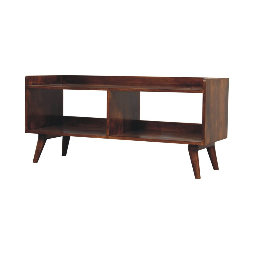 Open-top Chestnut Media Unit - Element & Elm