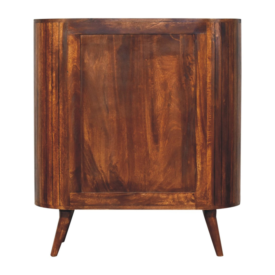 Cortez Chestnut Open Cabinet