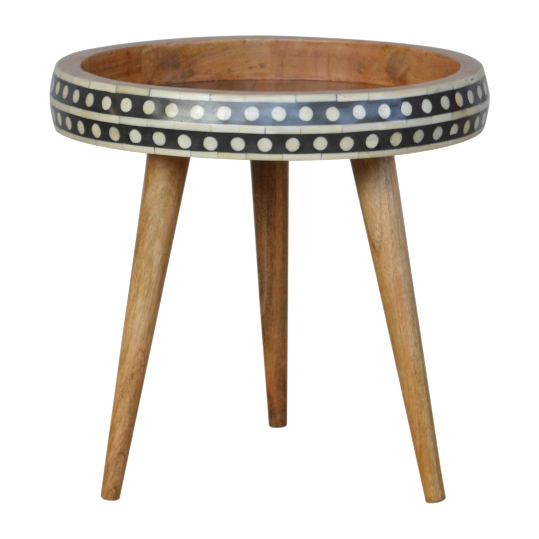 Small Dotted End Table - Element & Elm