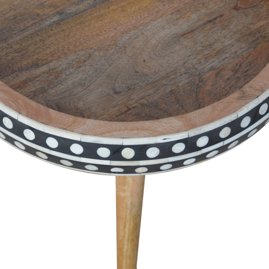 Small Dotted End Table - Element & Elm