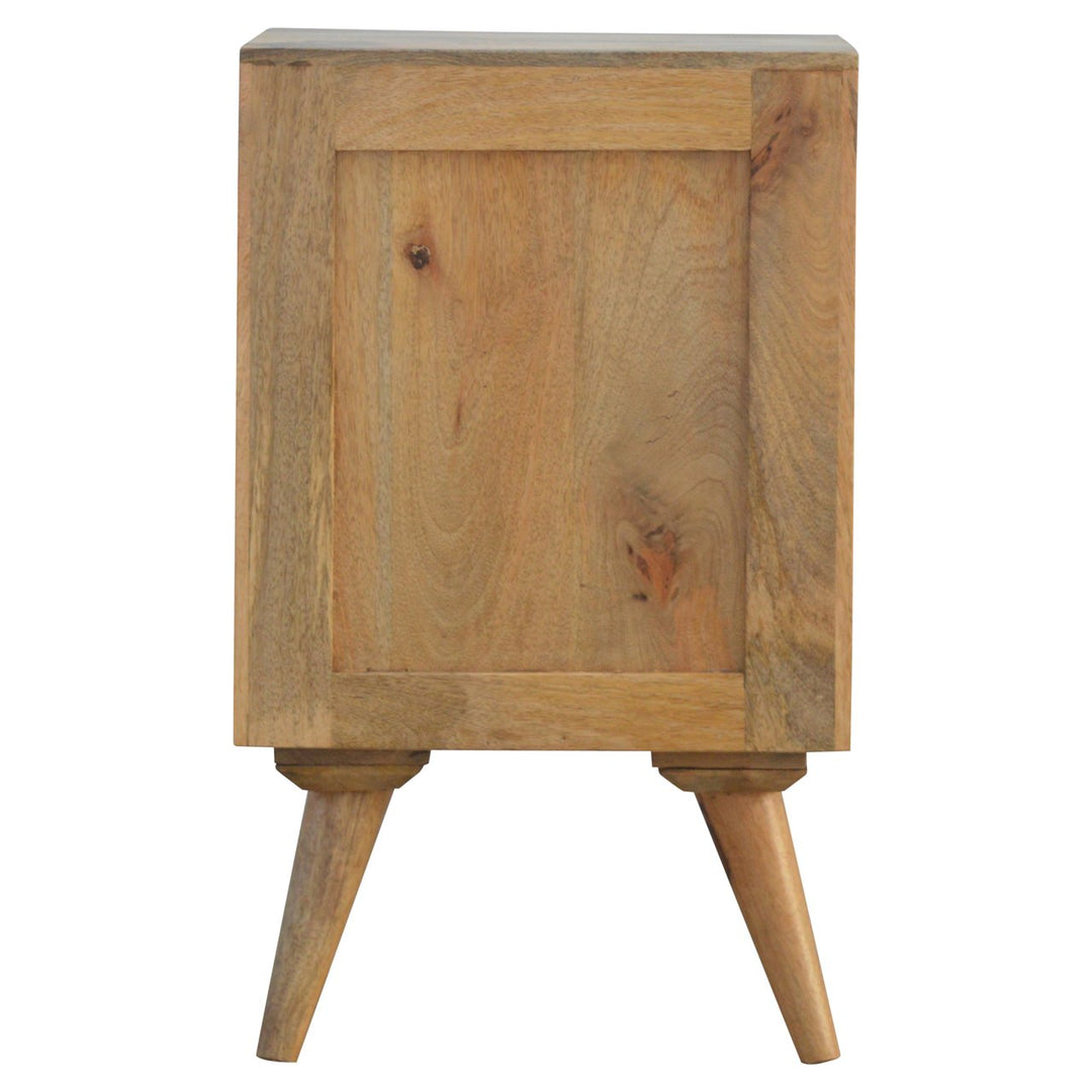 Nordic Style 4 Drawer Multi Nightstand - Element & Elm