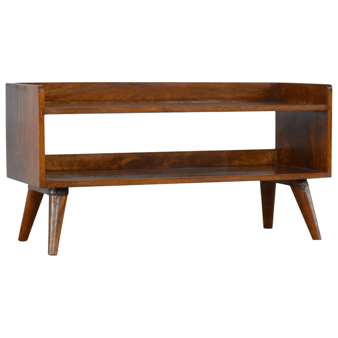 Chestnut Nordic Storage Bench - Element & Elm