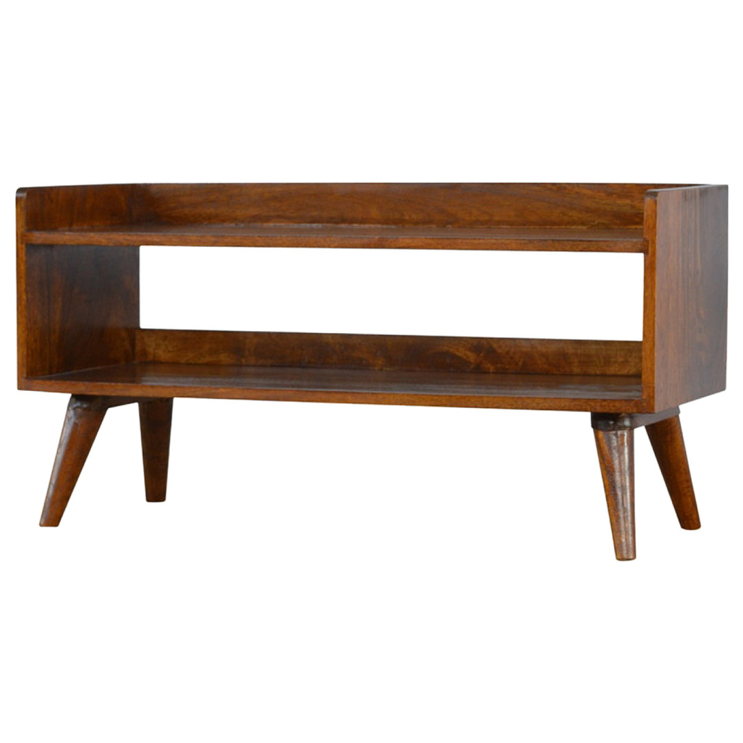 Chestnut Nordic Storage Bench - Element & Elm