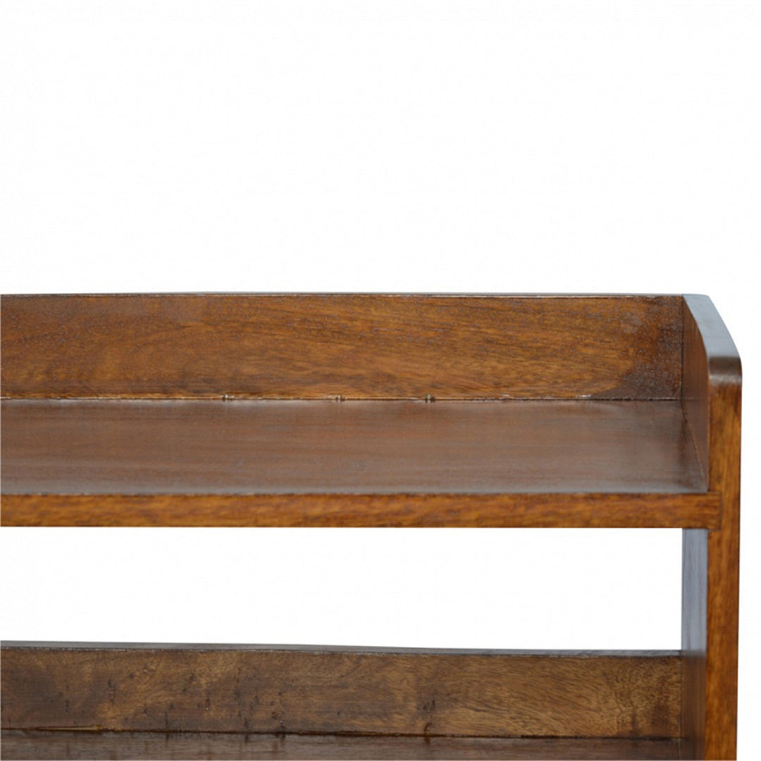 Chestnut Nordic Storage Bench - Element & Elm