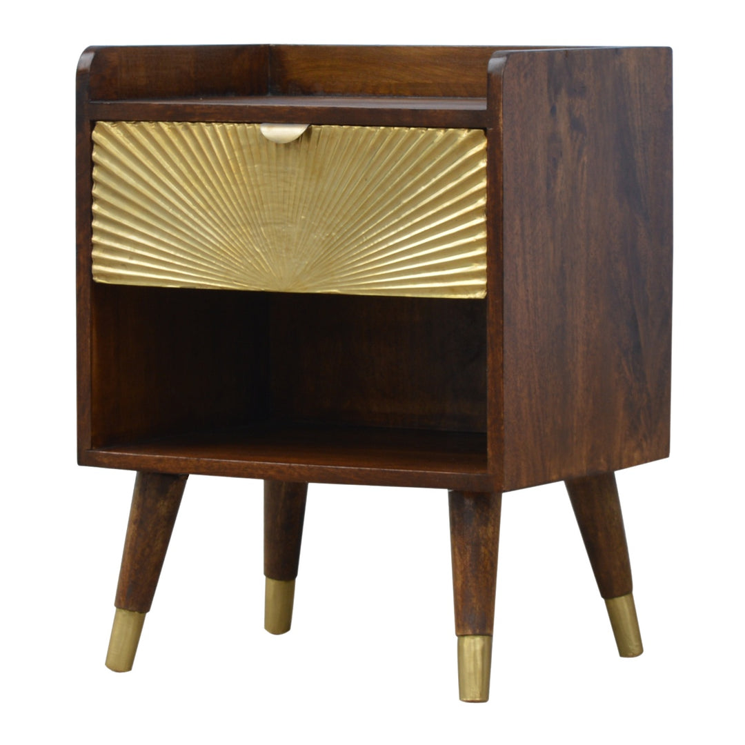 Manila Gold One Drawer Nightstand