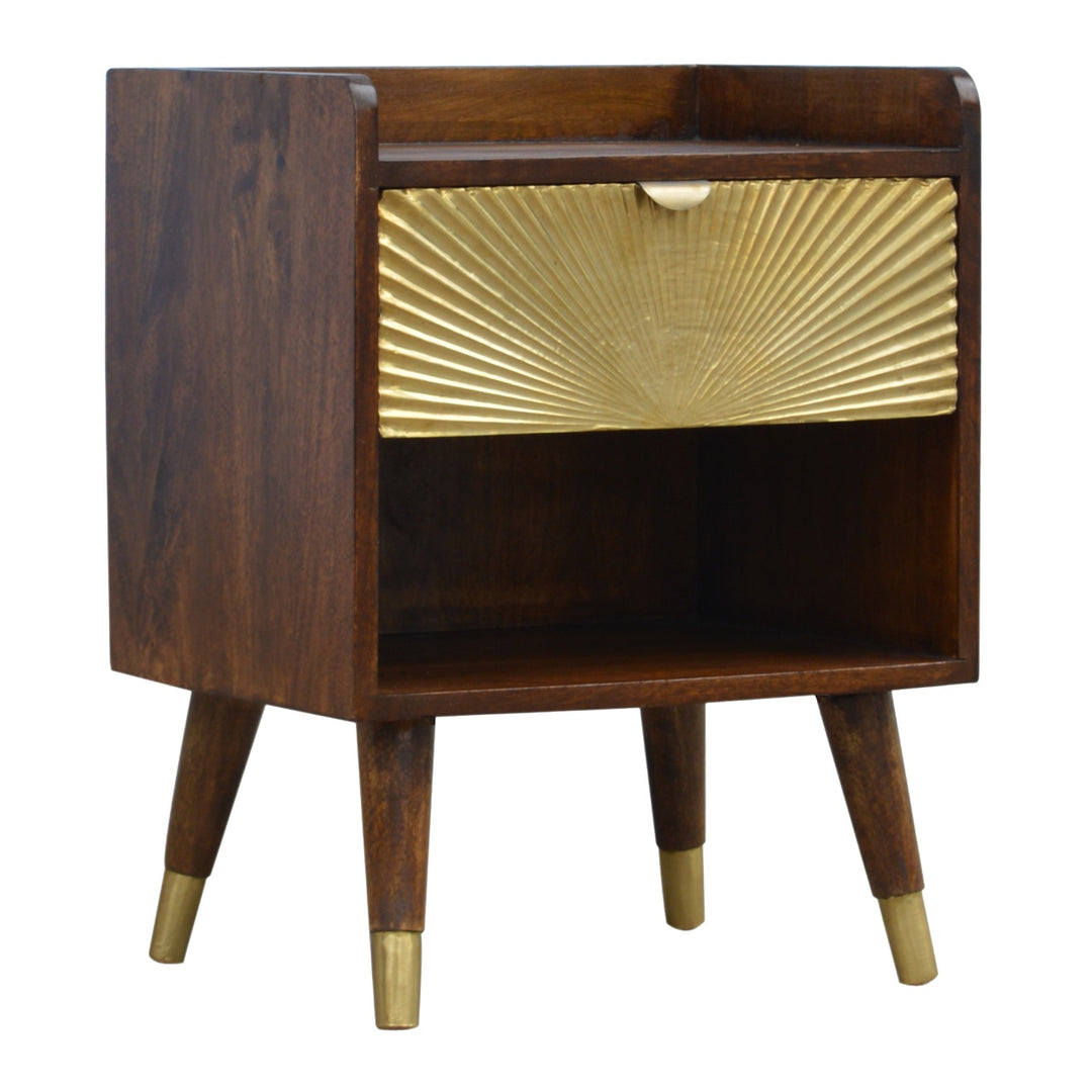 Manila Gold One Drawer Nightstand