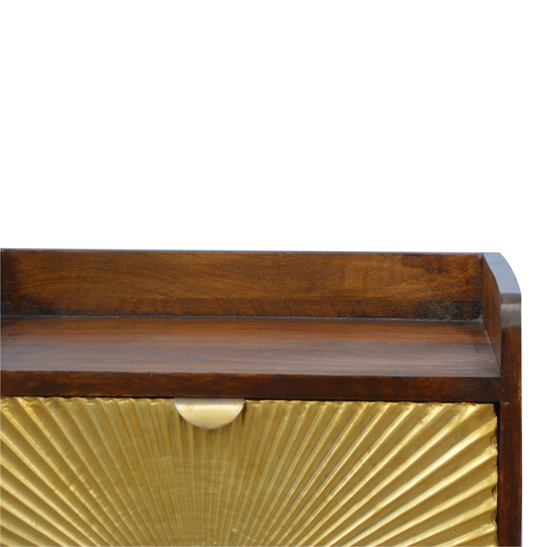 Manila Gold One Drawer Nightstand