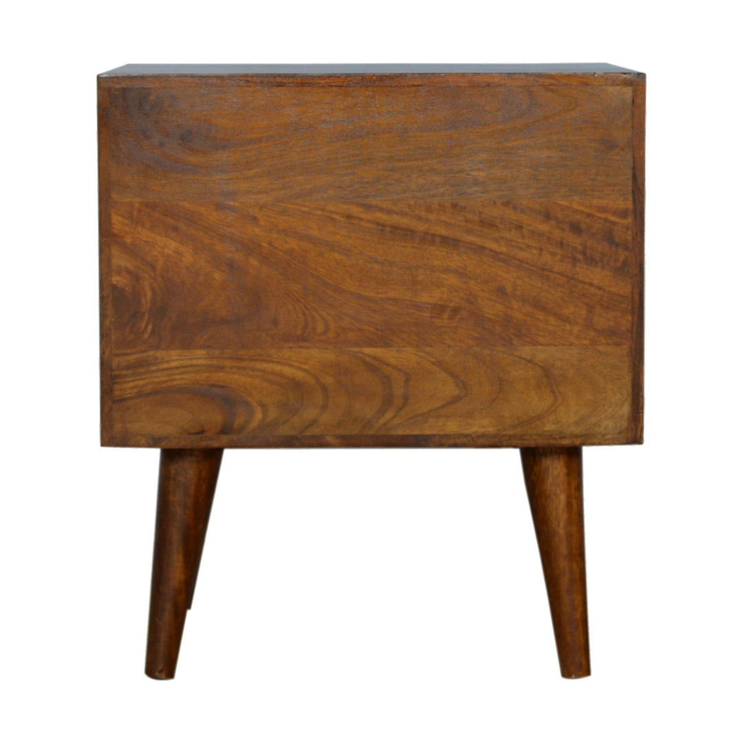 Chestnut Prism Nightstand