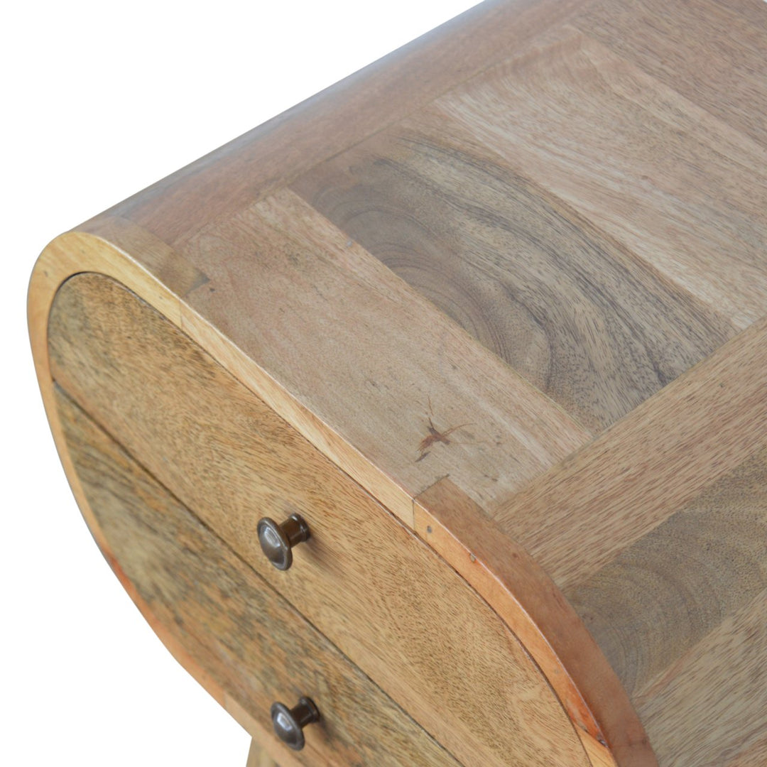 Circular Nightstand - Element & Elm