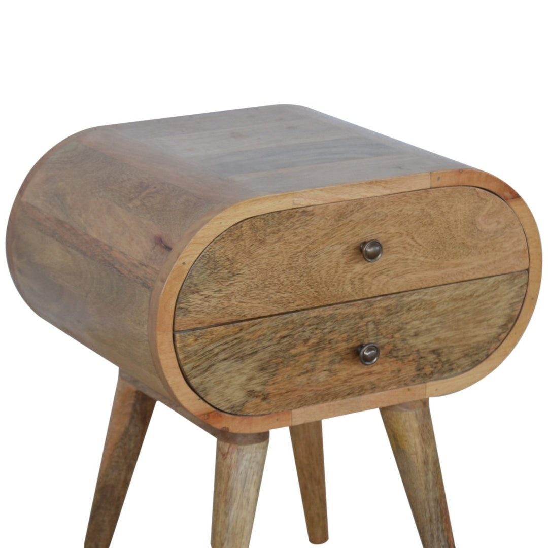 Circular Nightstand - Element & Elm