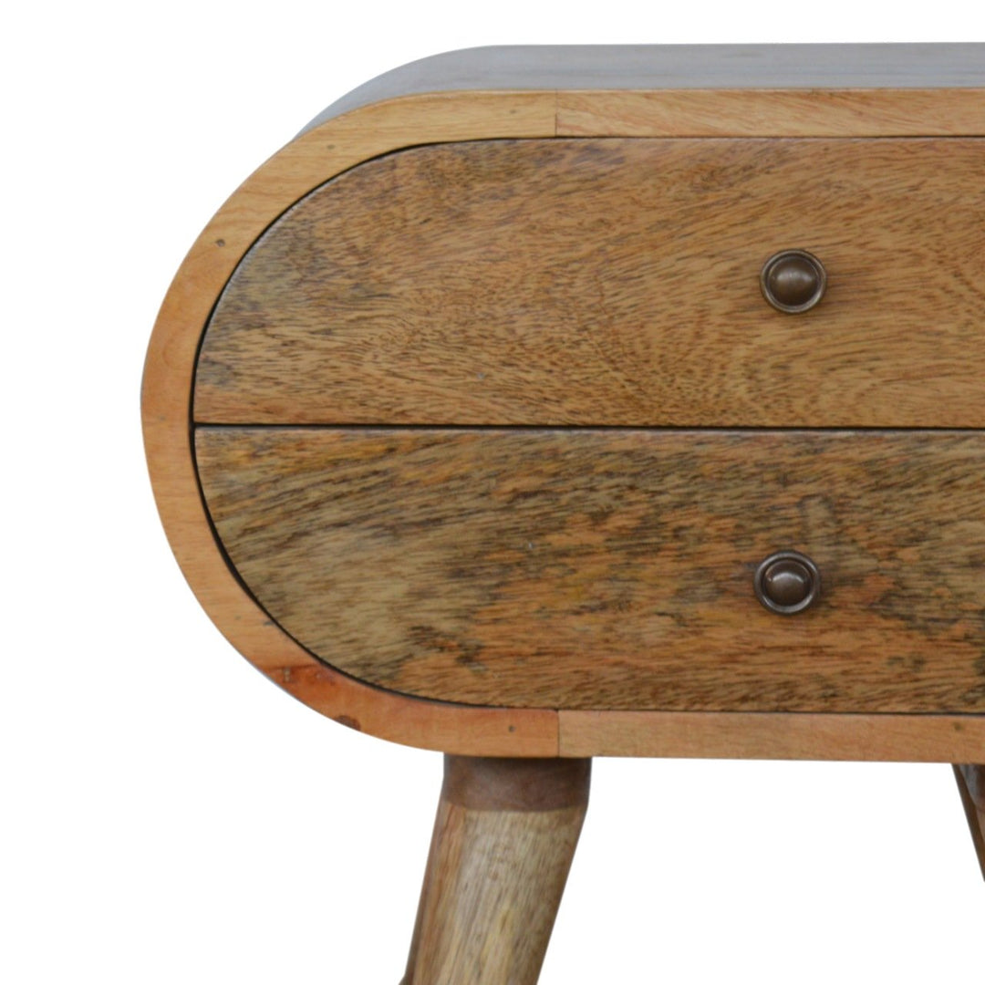 Circular Nightstand - Element & Elm