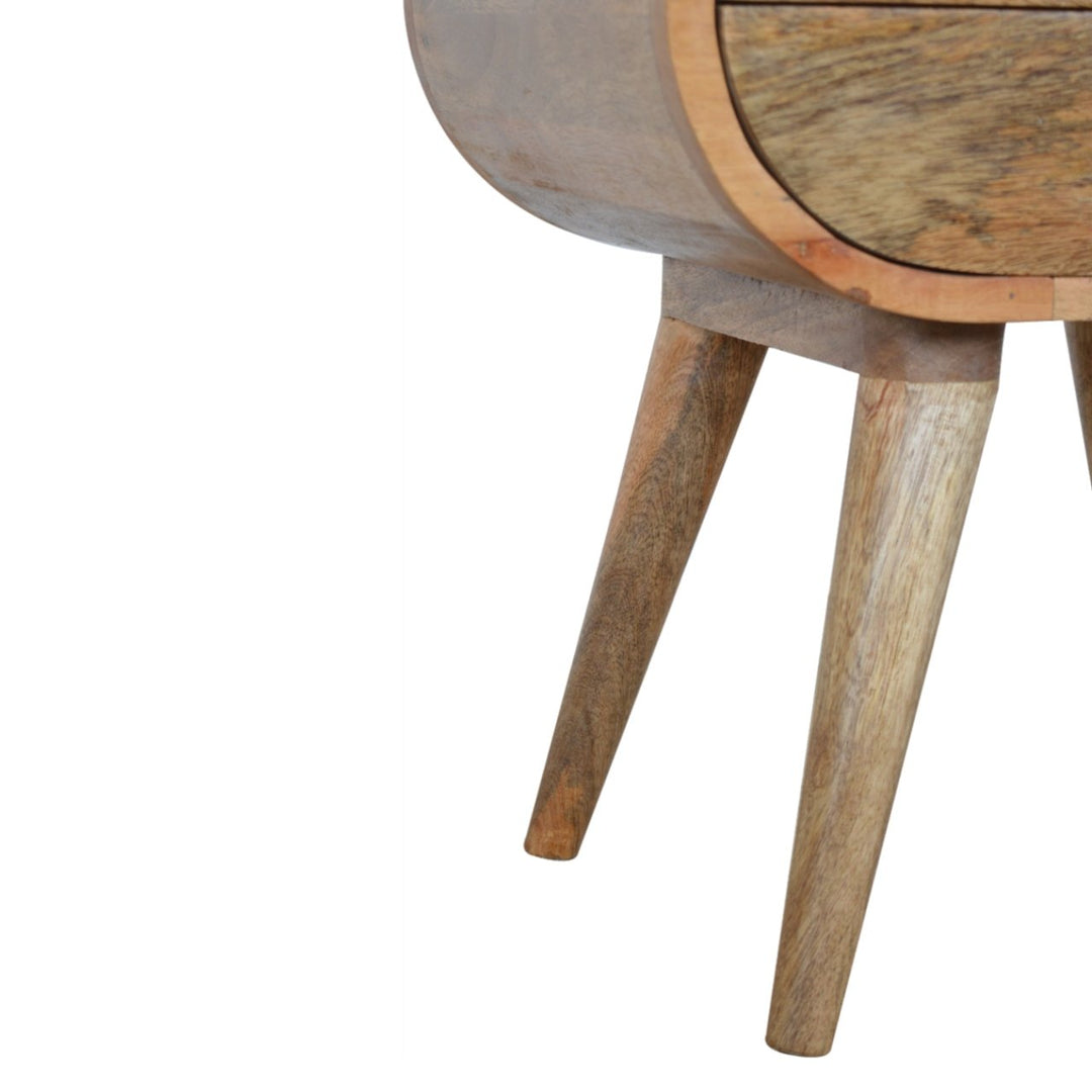 Circular Nightstand - Element & Elm