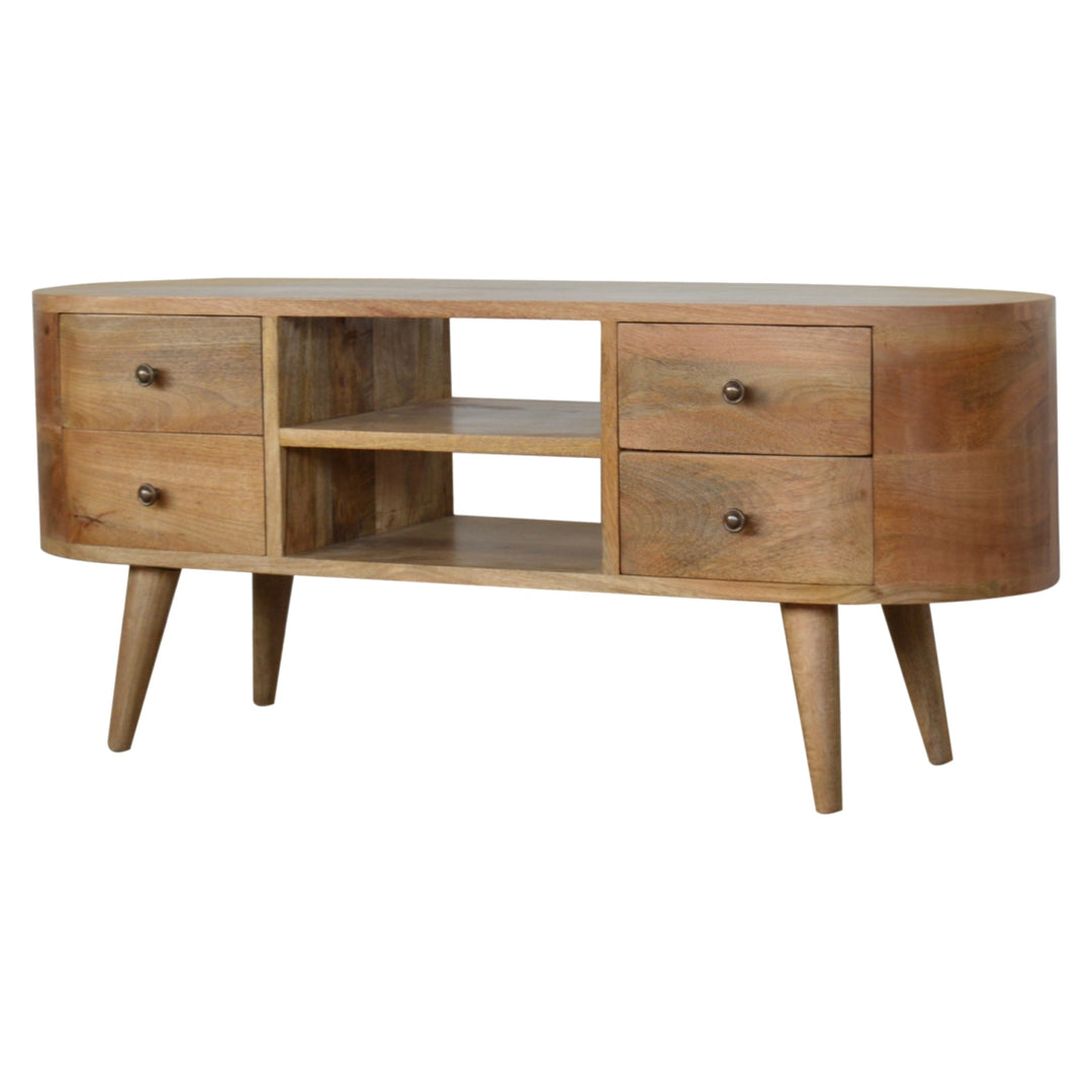 Rounded Entertainment Unit - Element & Elm