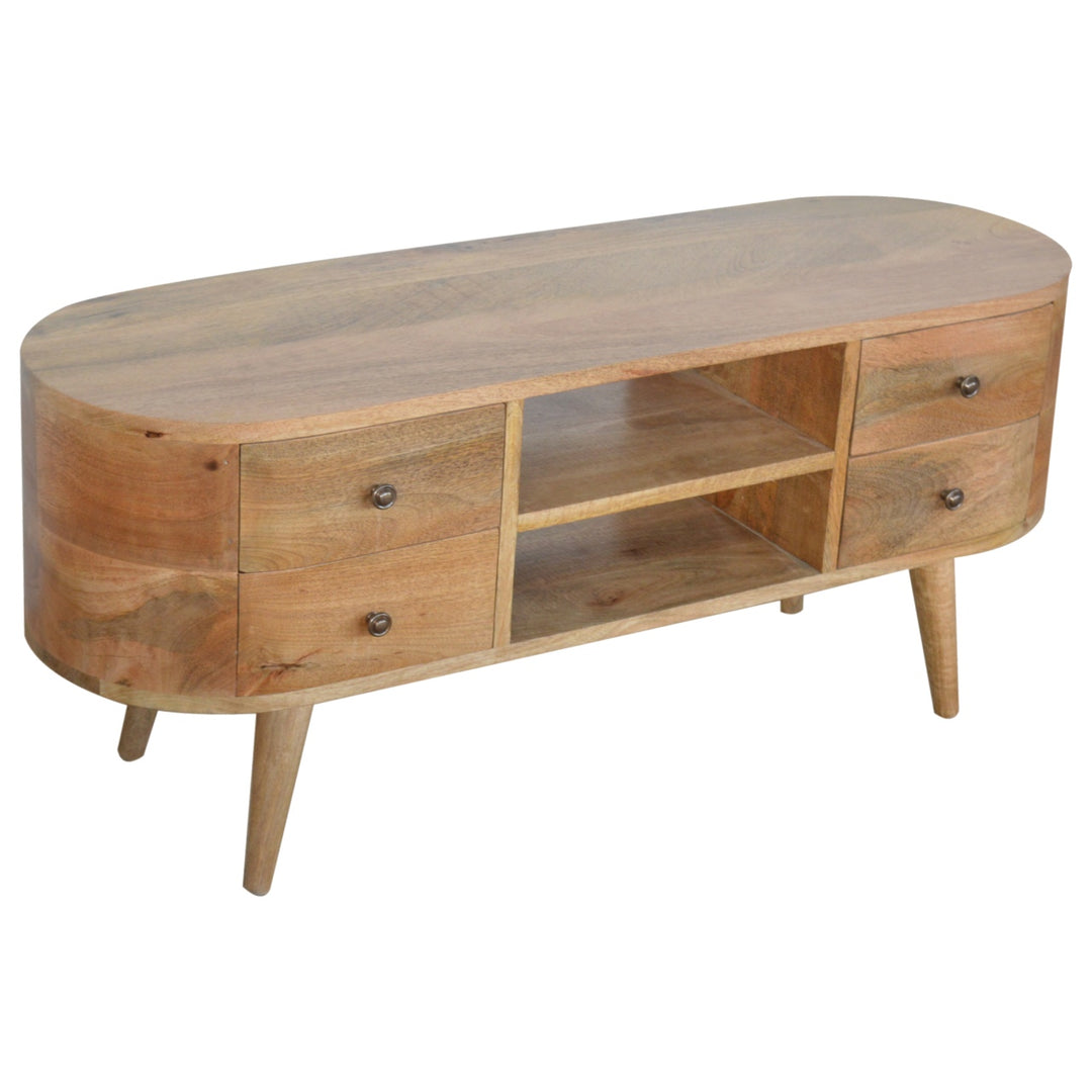 Rounded Entertainment Unit - Element & Elm